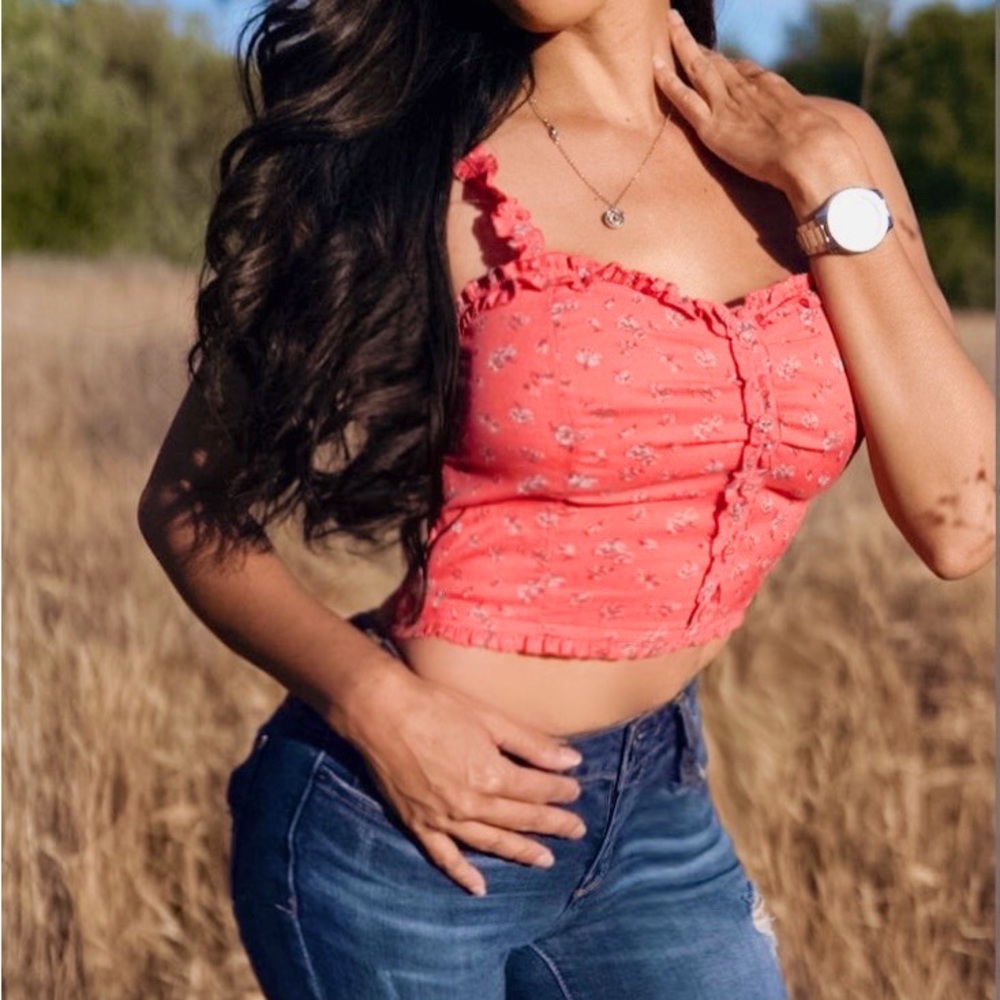 Abercrombie & Fitch XS crop corset top
